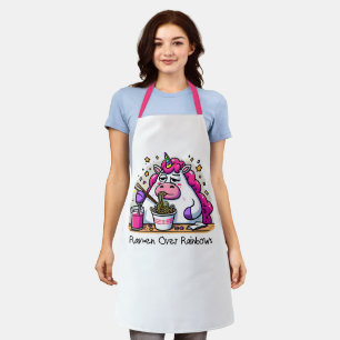 Unicorn Eating Ramen All-over Print-Schürze Schürze