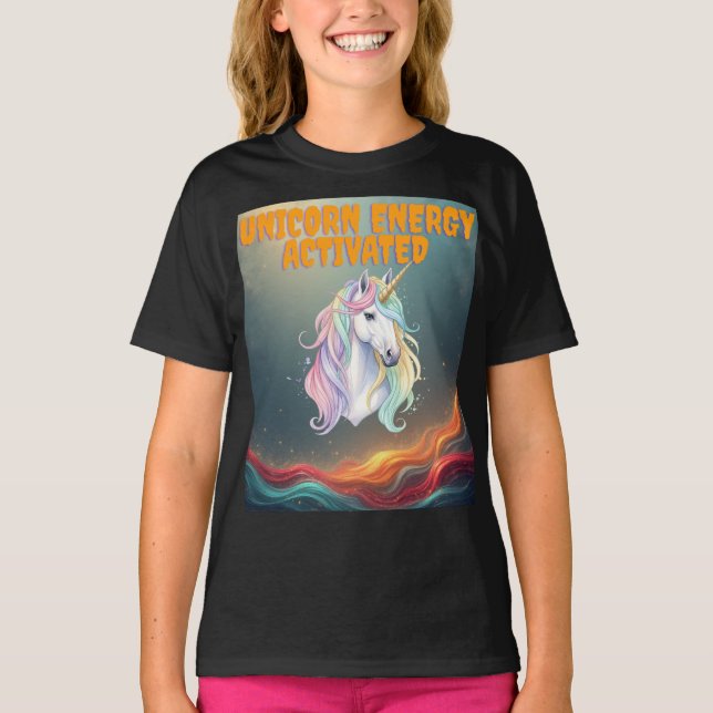Unicorn Energy Activated T‑Shirt T-Shirt (Vorderseite)