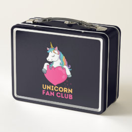 Unicorn Fan Club Kinder Metall Brotdose