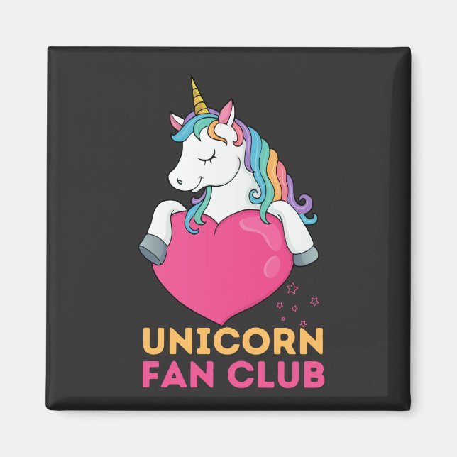Unicorn Fan Club Magnet (Vorne)