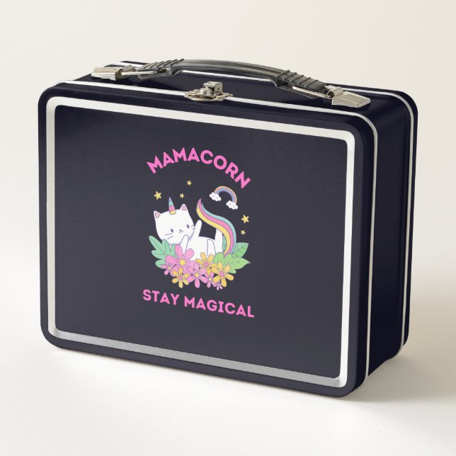 Unicorn Fan Club Metall Brotdose (Vorderseite)
