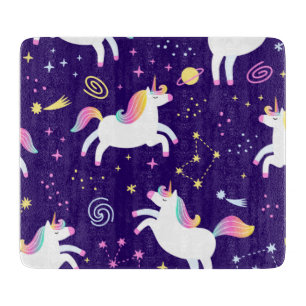Unicorn Fan Club Muster Niedlich Schneidebrett