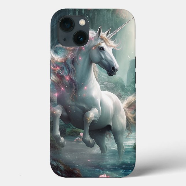 Unicorn Fantasy Art Case-Mate iPhone Hülle (Rückseite)