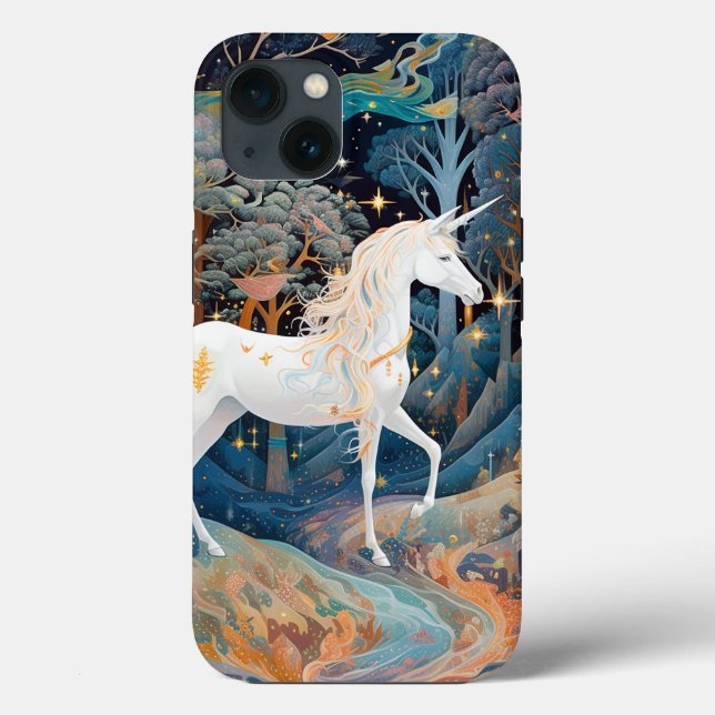 Unicorn Fantasy Art Case-Mate iPhone Hülle (Rückseite)