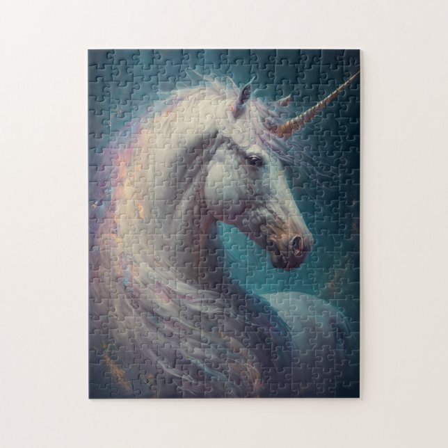 Unicorn Fantasy Art Jigsaw Puzzle (Vertikal)
