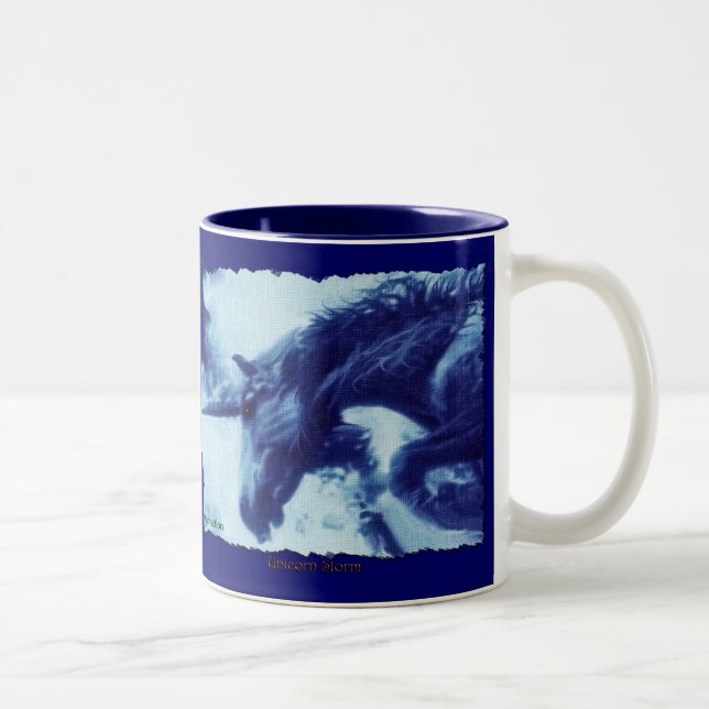 Unicorn Fantasy Art Kinder trinken Tasse (Rechts)