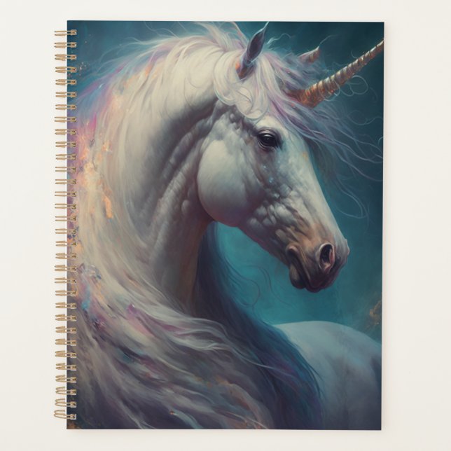 Unicorn Fantasy Art Planner Planer (Vorderseite)