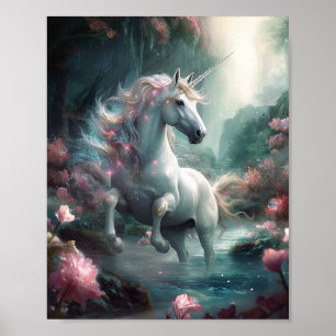 Unicorn Fantasy Art Poster