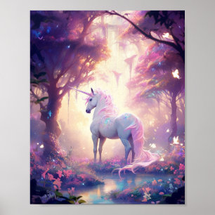 Unicorn Fantasy Art Poster