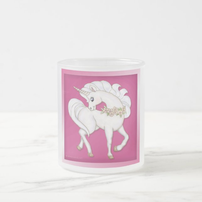 Unicorn Fantasy Mattglastasse (Mittel)