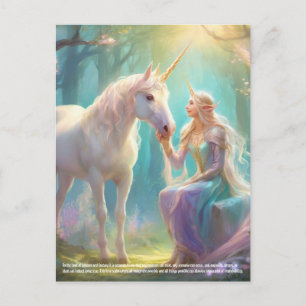 Unicorn Fantasy Postkarte