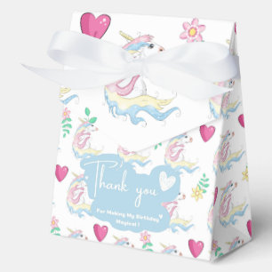 Unicorn Favor Box Geschenkschachtel