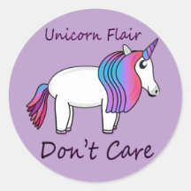 Unicorn-Flair Keine Pflegeaufkleber