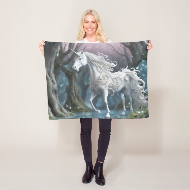 Unicorn Fleece Blanket, 30"x40" (Beispiel)