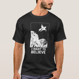Unicorn fliegen Wollte ich, UAP Outfit Alien zu gl T-Shirt