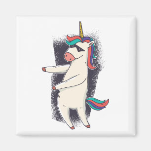 Unicorn Floss Tanz Magnet