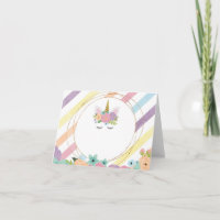 Unicorn Food Tents Labels Geburtstagsparty