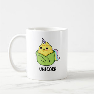 Unicorn Funny Baby Corn Pun Kaffeetasse