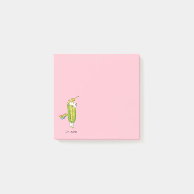 Unicorn Funny Corn Post-it Notes (Devant)