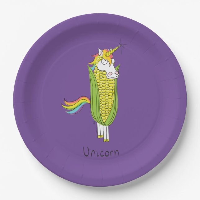 Unicorn Funny Mais Paper Teller (Vorderseite)