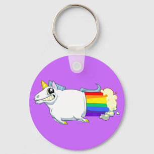 Unicorn-Furz-Schlüsselanhänger Schlüsselanhänger