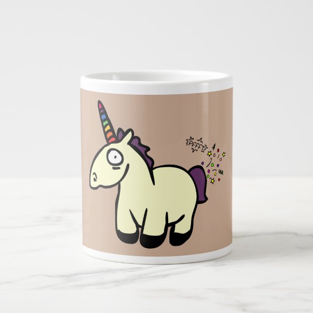 Unicorn-Furzen Jumbo-Tasse (Vorderseite)