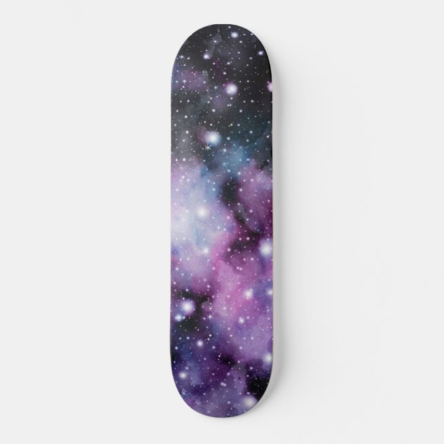 Unicorn Galaxy Nebula Traum 2 Skateboard (Vorderseite)