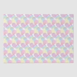 Unicorn Geburtstagsmuster Seidenpapier