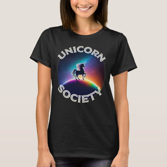 Unicorn-Gesellschaft T-Shirt (Vorderseite)