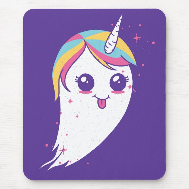 Unicorn Ghost Mousepad (Vorne)