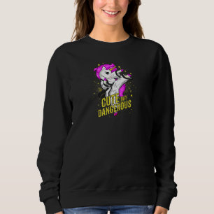 Unicorn Girl Taekwondo Karate Kung Fu Kick Boxing Sweatshirt