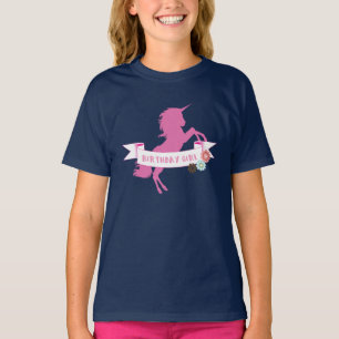 Unicorn Girls Birthday Unicorn T-Shirt