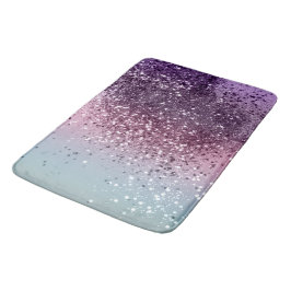 Unicorn Girls Glitzer #6 #shiny #pastel Badematte