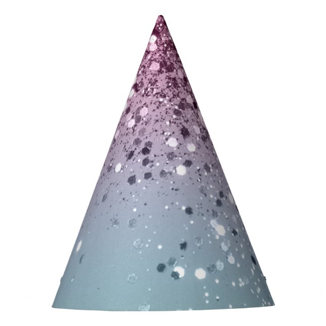 Unicorn Girls Glitzer #6 #shiny #pastel Partyhütchen (Vorderseite)