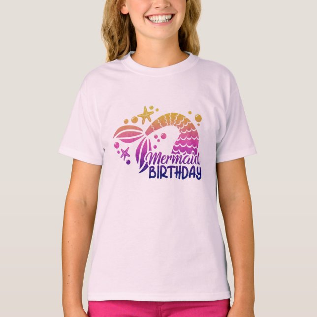 Unicorn Girls T - Shirt (Vorderseite)