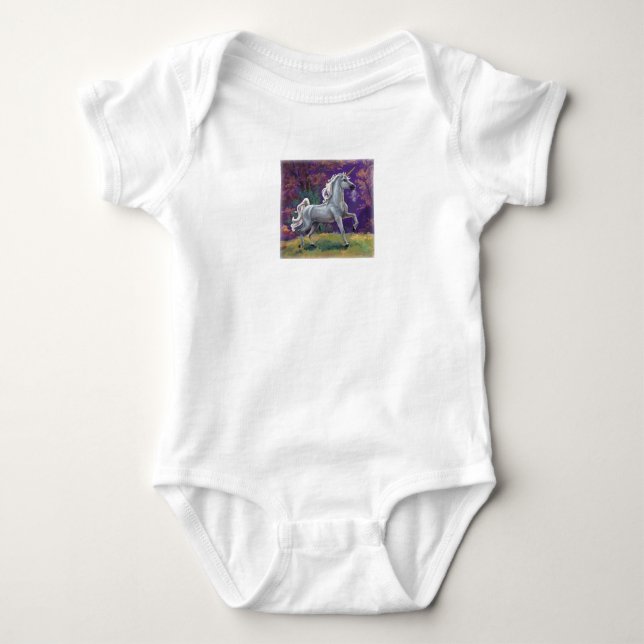 Unicorn Glade Baby Strampler (Vorderseite)