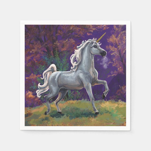 Unicorn Glade Serviette (Vorderseite)