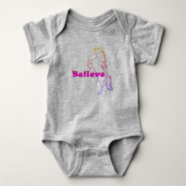 Unicorn Glauve Design - Baby Jersey Bodysuit Baby Strampler