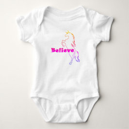 Unicorn Glauve Design - Baby Jersey Bodysuit Baby Strampler