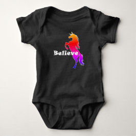 Unicorn Glauve Design - Baby Jersey Bodysuit Baby Strampler