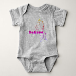 Unicorn Glauve Design - Baby Jersey Bodysuit Strampler