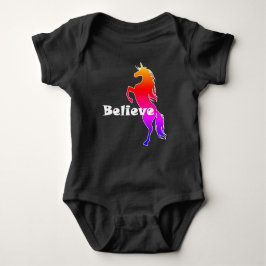 Unicorn Glauve Design - Baby Jersey Bodysuit Strampler