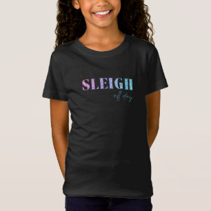 Unicorn Glitzer Sleigh T-Shirt