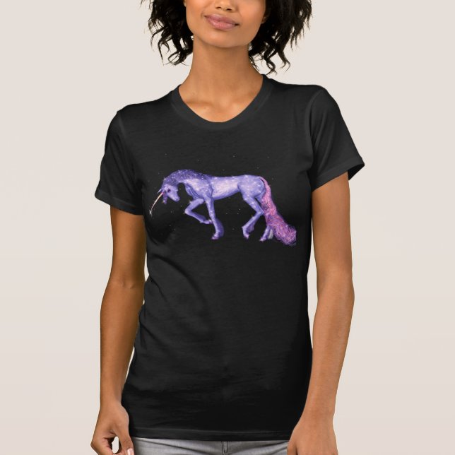 Unicorn-Glitzern T-Shirt (Vorderseite)