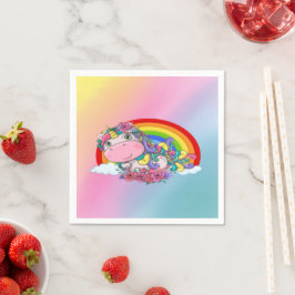 Unicorn glücklich zum Geburtstag Napkins Serviette