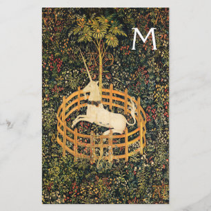 UNICORN,GOTHISCHE FANTASIE-BLUME,FLORALISCHER Mont Briefpapier