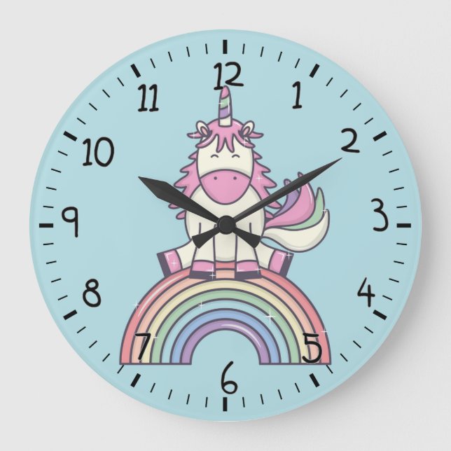 Unicorn große Uhr (Vorderseite)