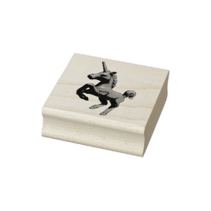 Unicorn-GummiBriefmarke (kiesig) Gummistempel