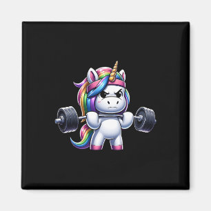 Unicorn Gym Deadlift Fitness Training Magnet