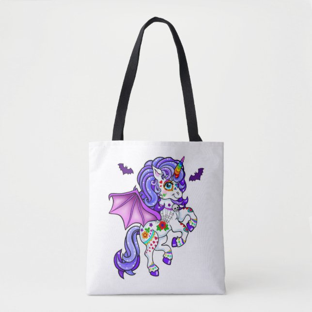 Unicorn Halloween Tasche (Vorderseite)